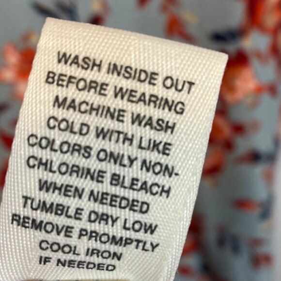 Floral mock neck dress large - Picture 6 of 6